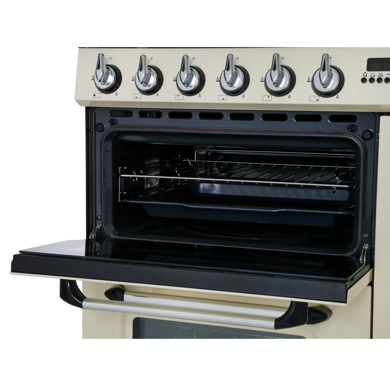 Buy Smeg Victoria TR4110P1 110cm Dual Fuel Range Cooker Cream Marks