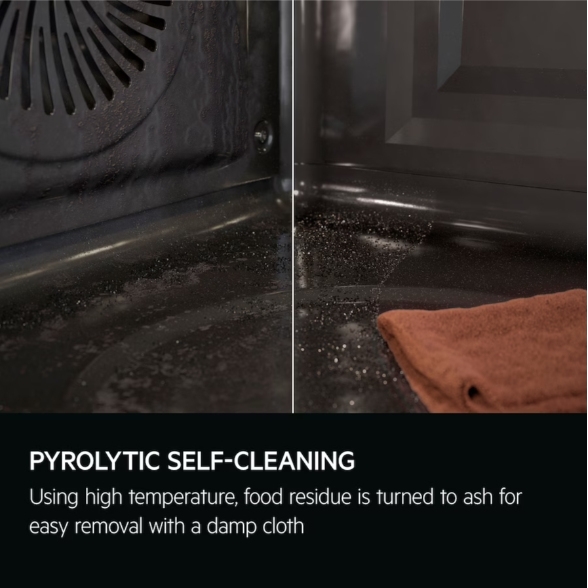 AEG TR6PB521SB Built-In Electric Single Oven with Pyrolytic Cleaning, Black, A++ Rated