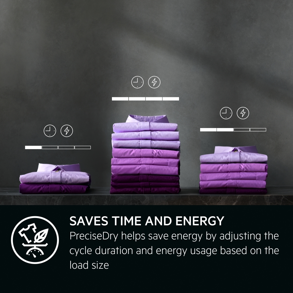 AEG TR718L4B Heat Pump Tumble Dryer, 8kg, White, A++ Rated