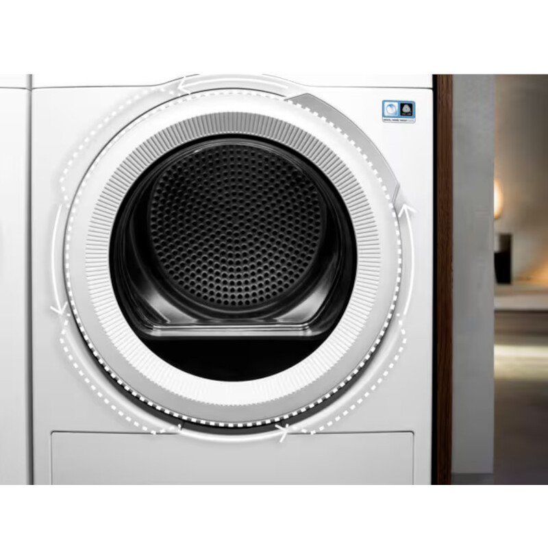 AEG TR729A4B Heat Pump Tumble Dryer, 9kg, White, E Rated