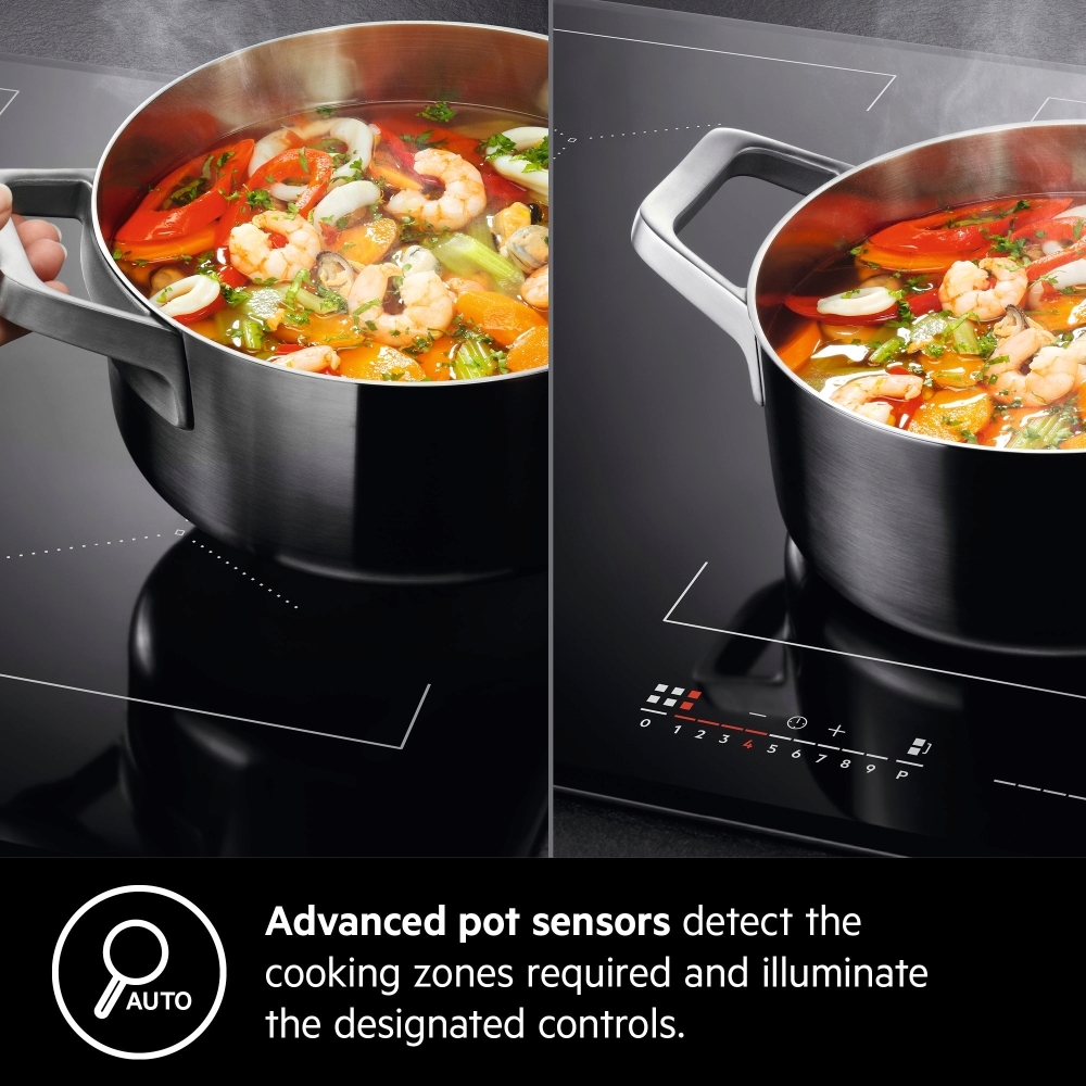 AEG TR84IT00FB 78cm Induction Hob, Black