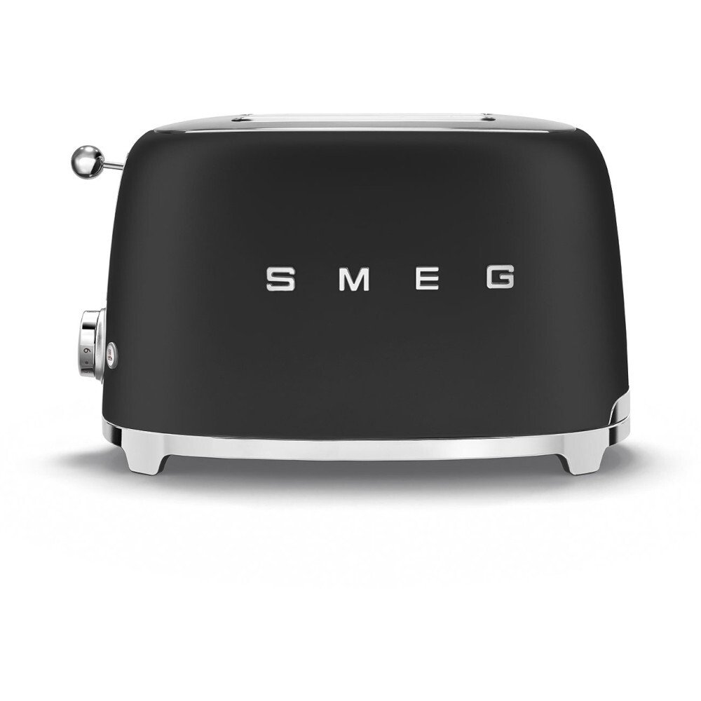 Smeg TSF01BLMUK Retro Toaster, 2 Slice, Black