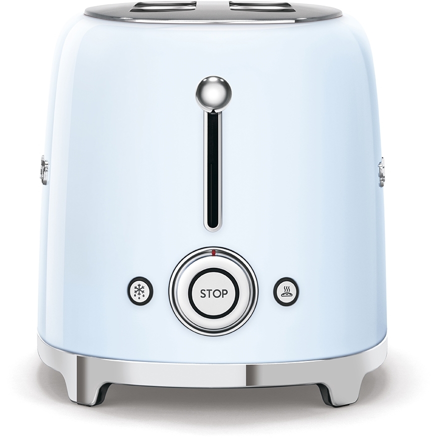 Smeg TSF01PBUK Retro 2 Slice Toaster, Pastel Blue Marks Electrical
