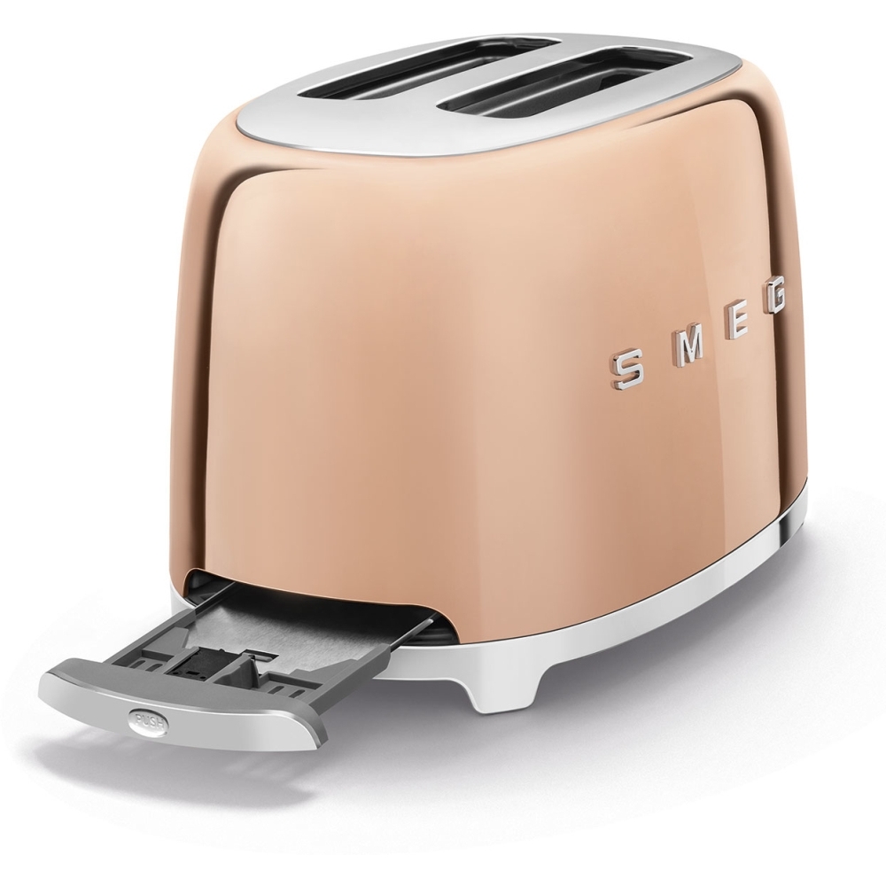 Smeg TSF01RGUK Retro Toaster, Copper Marks Electrical