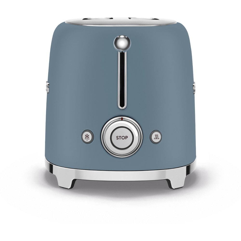 Smeg TSF01SBMUK Retro Toaster, 2 Slice, Blue