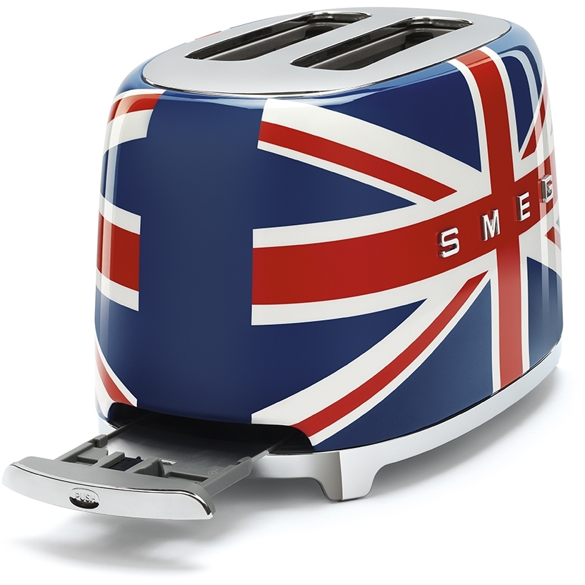 Smeg TSF01UJUK Retro 2 Slice Toaster, Red Marks Electrical