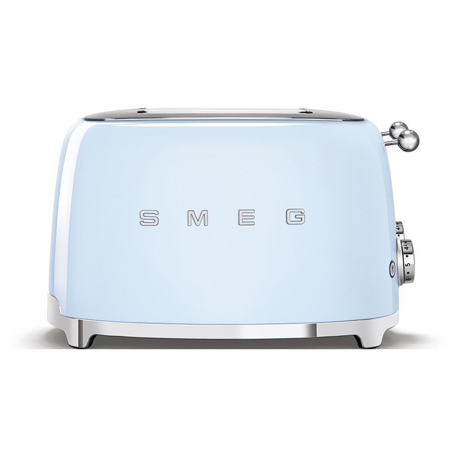 Smeg TSF03PBUK Retro Toaster, 4 Slice, Blue