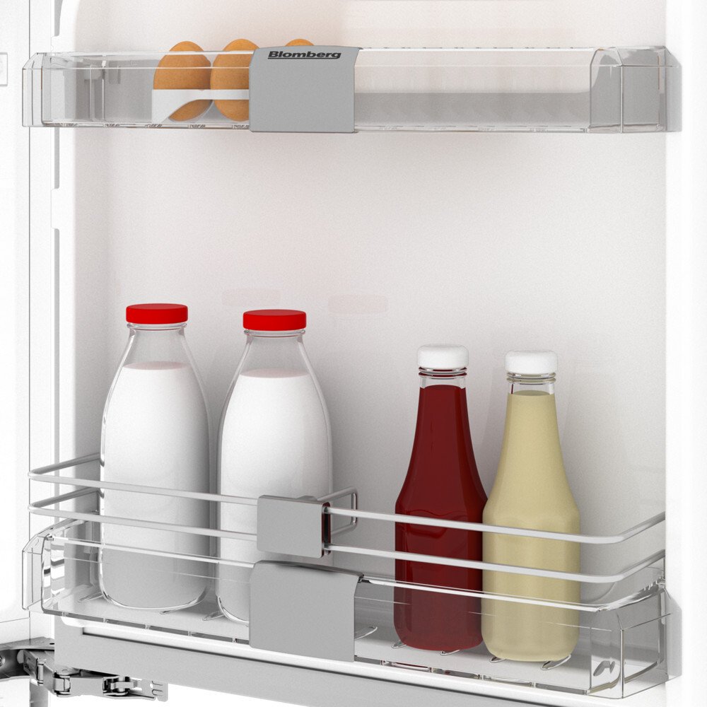 Blomberg TSM1654IU Built-Under Larder Fridge, Sliding Hinge, E Rated