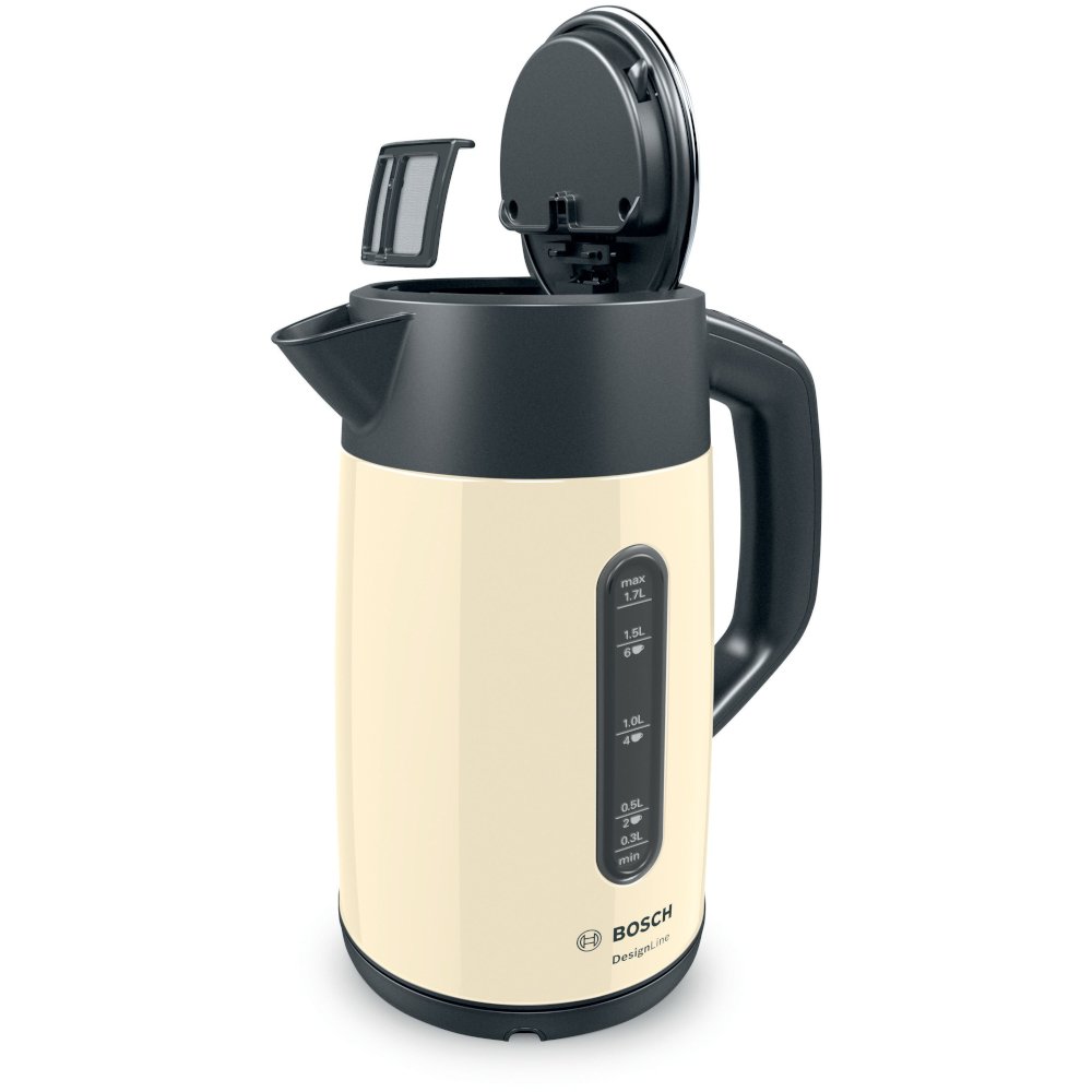 Bosch TWK4P437GB DesignLine Kettle, Cream