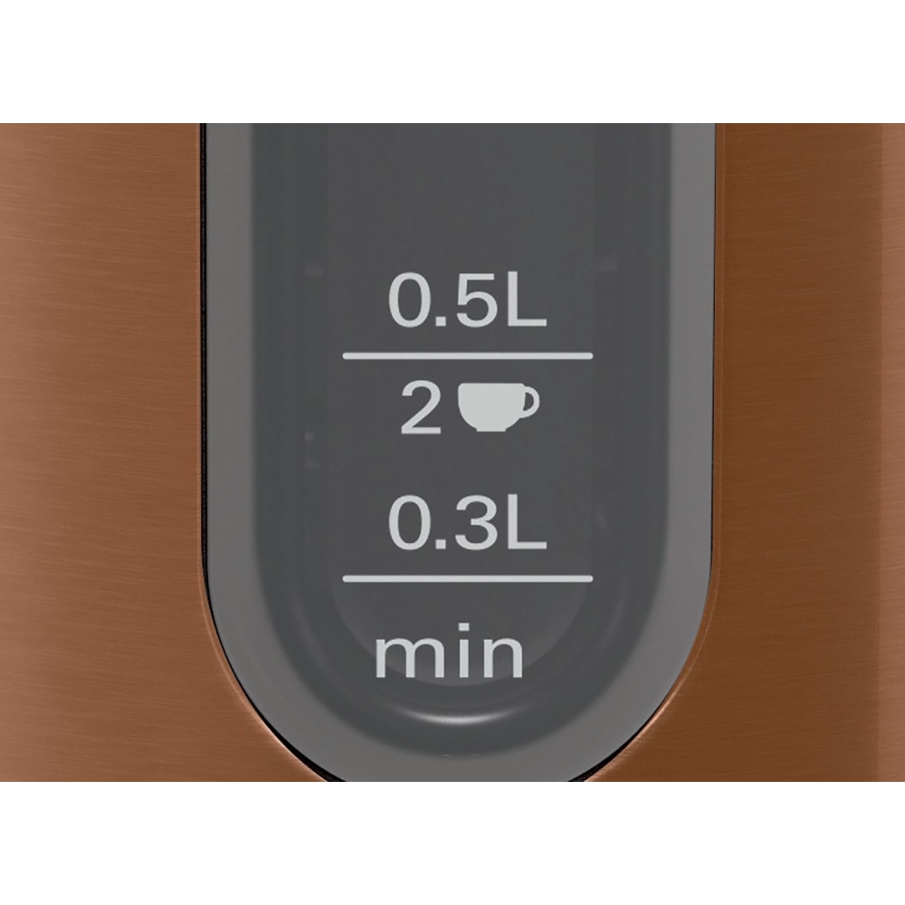 Bosch TWK4P439GB DesignLine Kettle, Copper