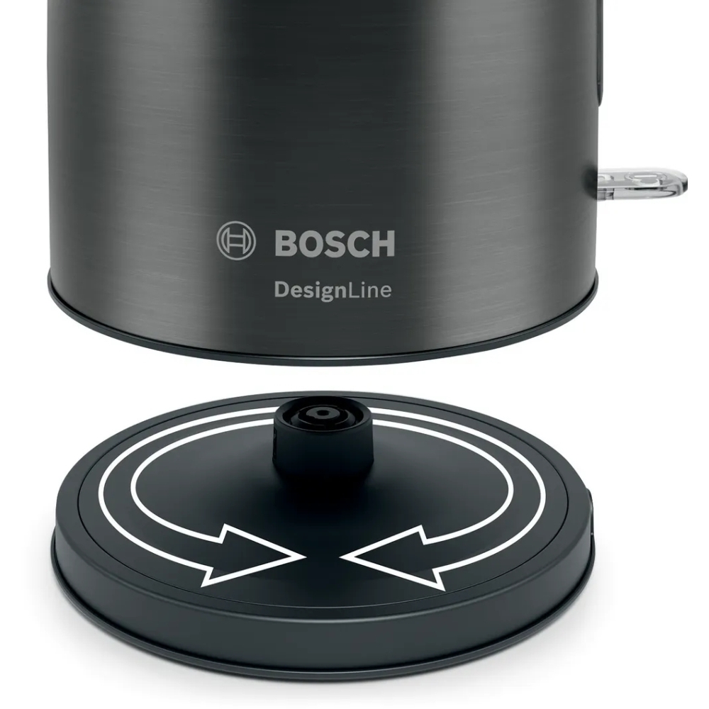 Bosch TWK5P475GB DesignLine 1.7 Litre Kettle, Black