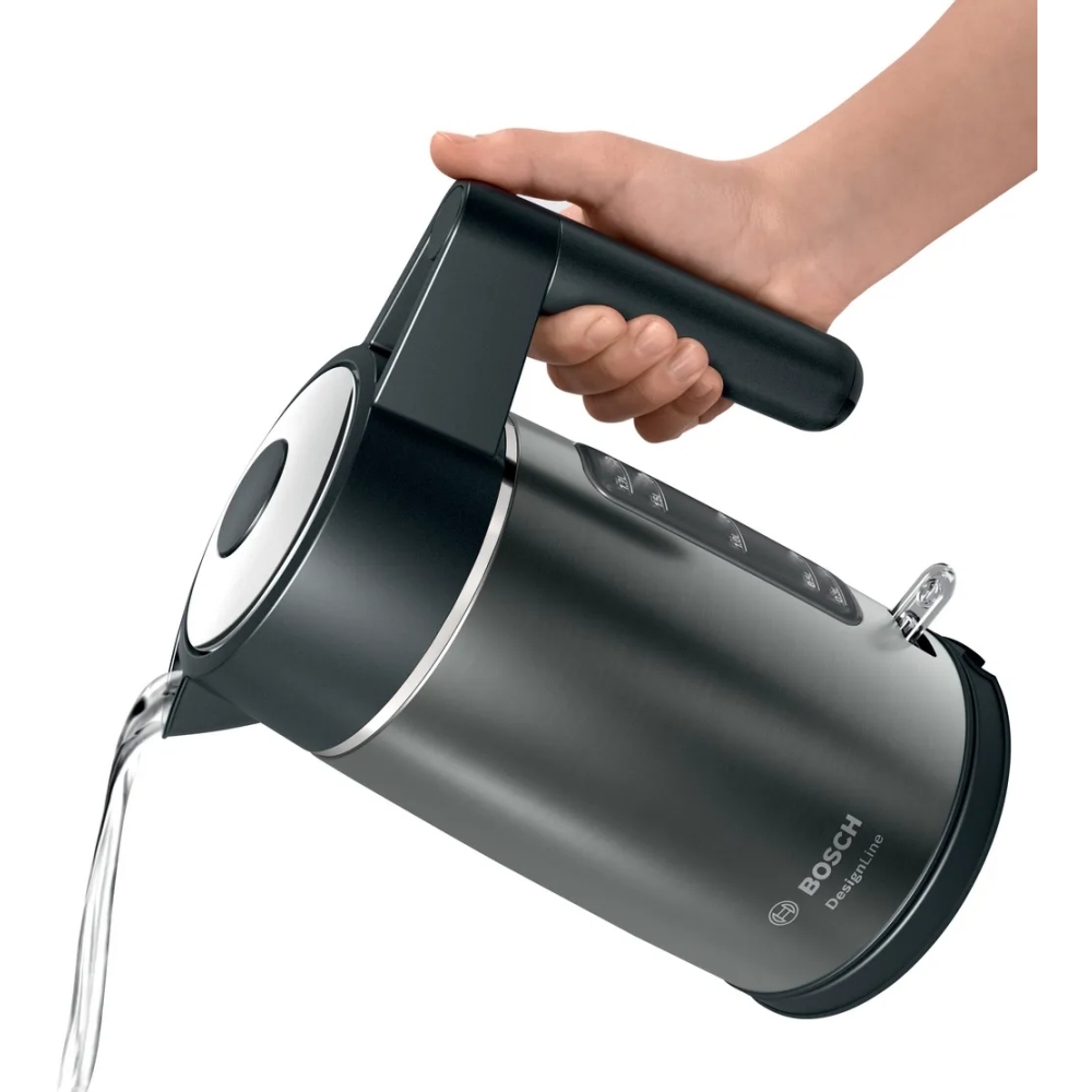 Bosch TWK5P475GB DesignLine 1.7 Litre Kettle, Black