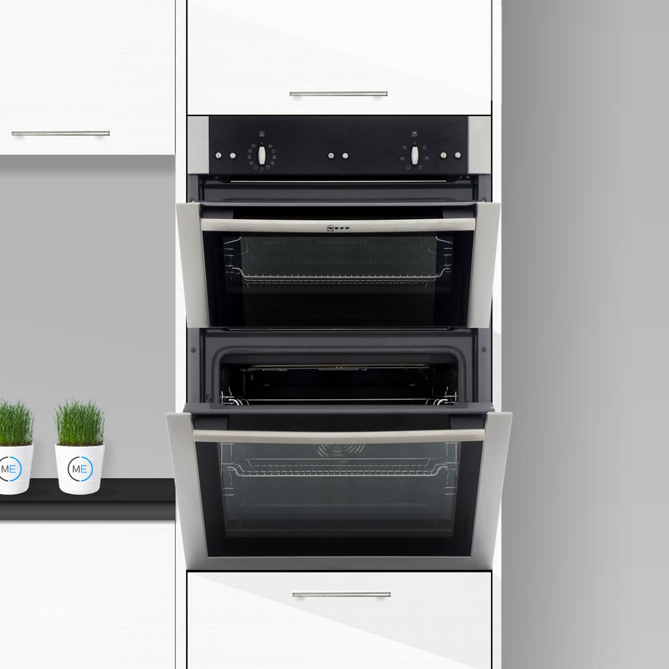 Buy Neff U15E52N5GB Double Built In Electric Oven Stainless Steel