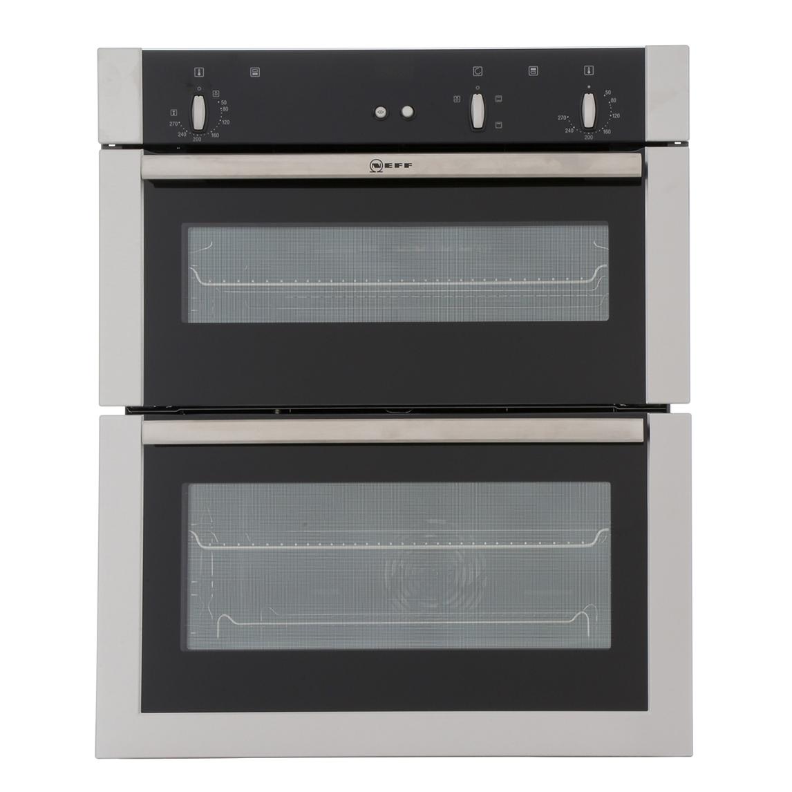 Buy Neff U17S32N5GB Double Built Under Electric Oven Stainless Steel