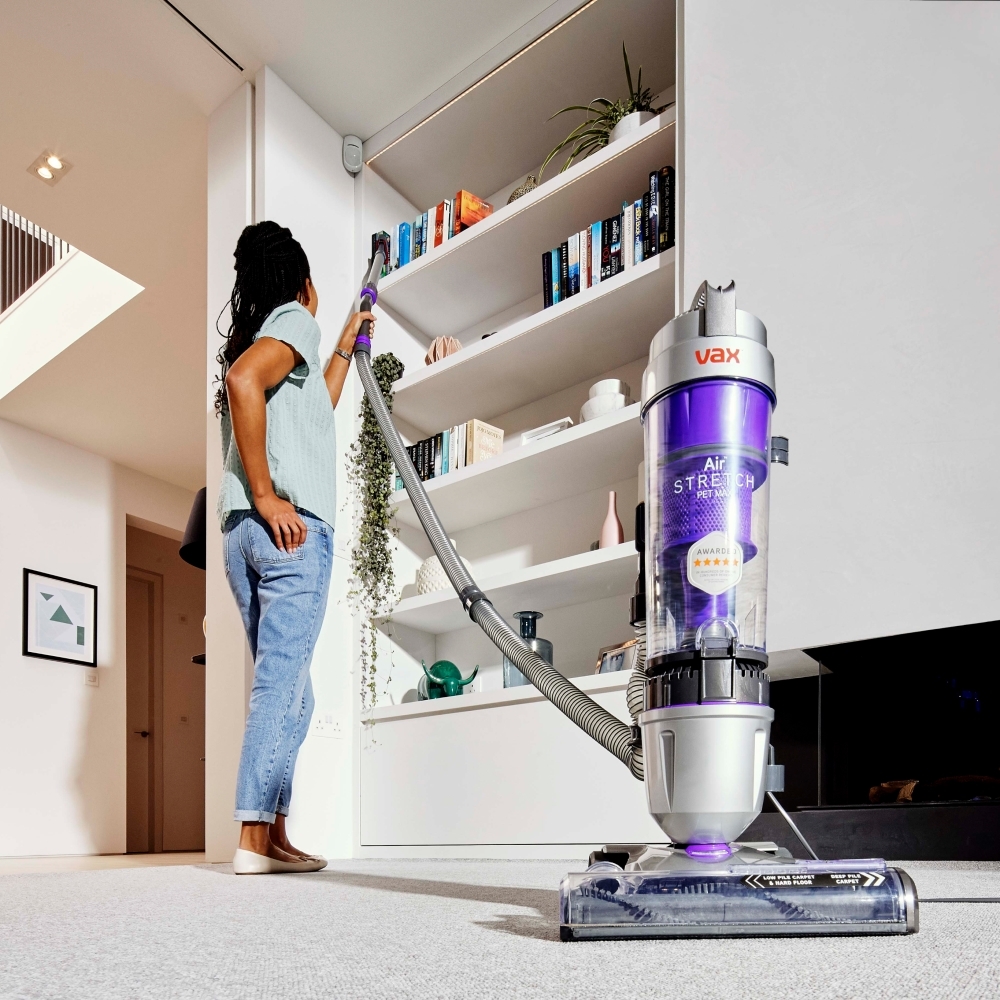 Vax U85ASPME Air� Stretch Pet Max Upright Vacuum Cleaner, Grey