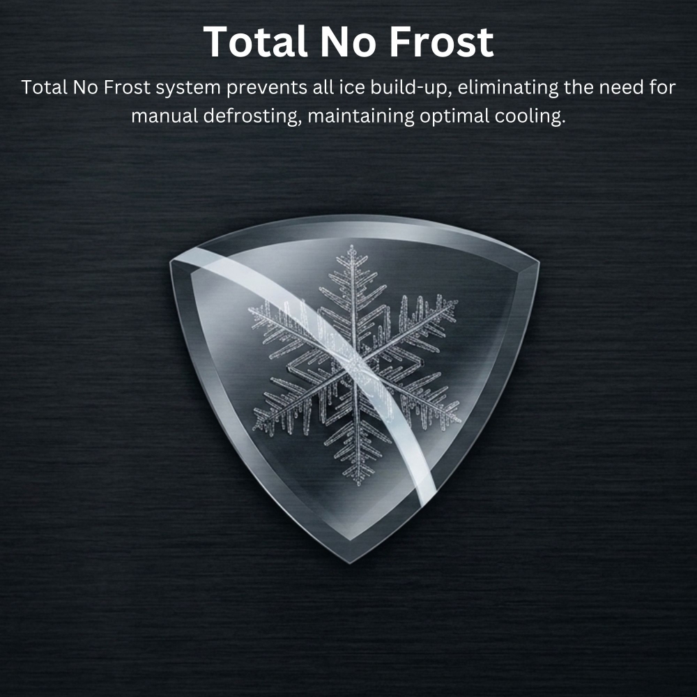Teknix UC2TNF55FW Frost Free Under Counter Freezer, White, D Rated