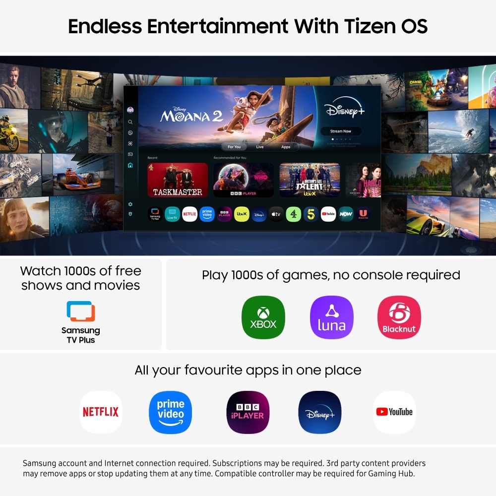 Samsung UE32F6000FKXXU 32" LED Smart Television, Full HD, Black, F Rated