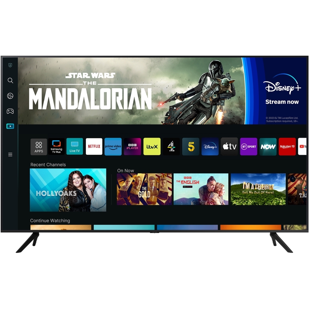 Samsung UE50CU7100KXXU CU7100 50" LED UHD 4K HDR Smart TV, 4K Ultra HD, Black