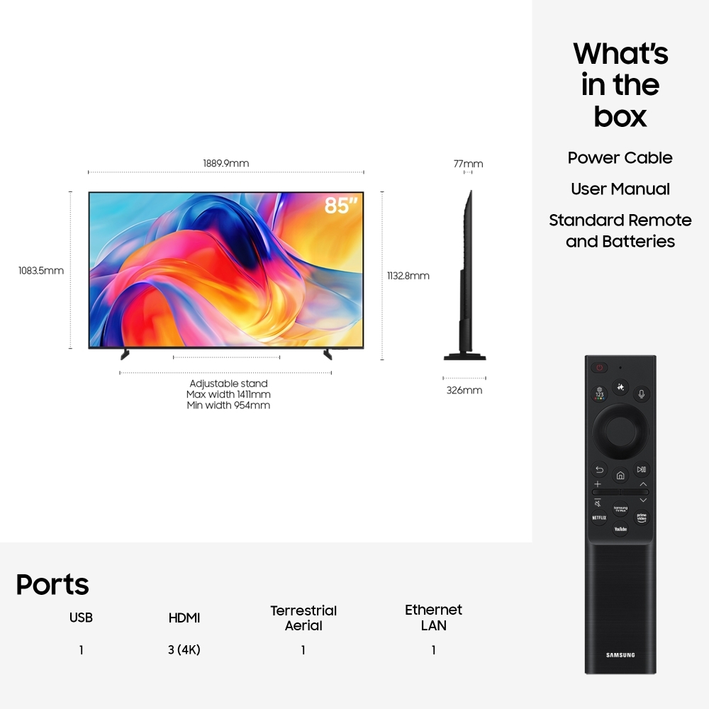 Samsung UE85M70HAKXXU 85" Television