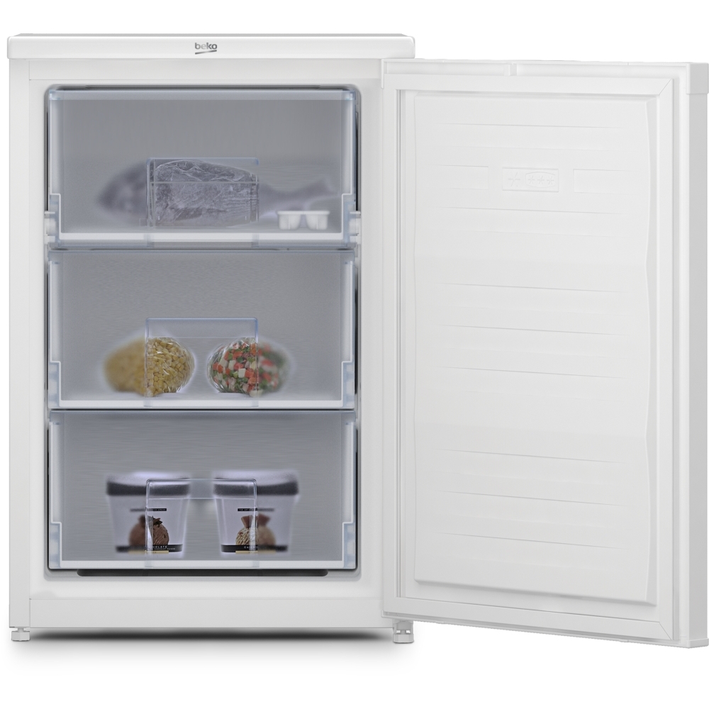 Beko UFS4584W Static Under Counter Freezer, White, E Rated