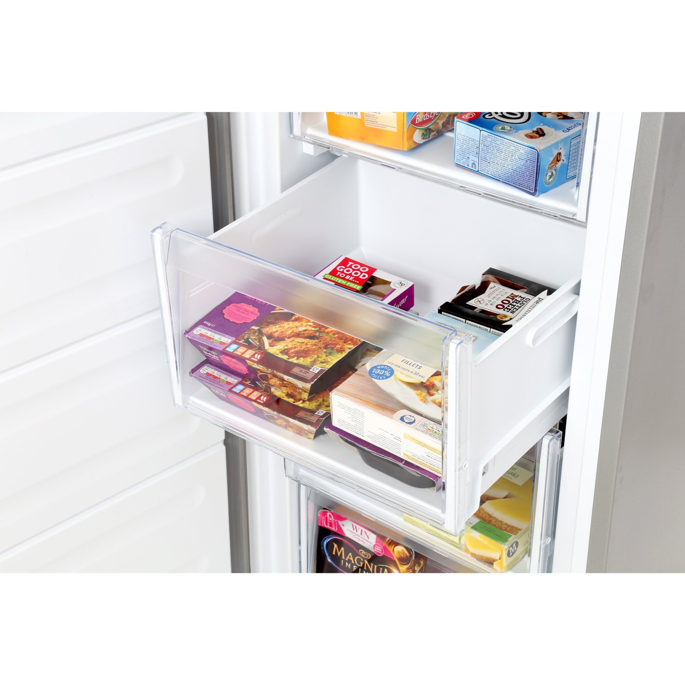 hotpoint uh6f1cg tall freezer graphite