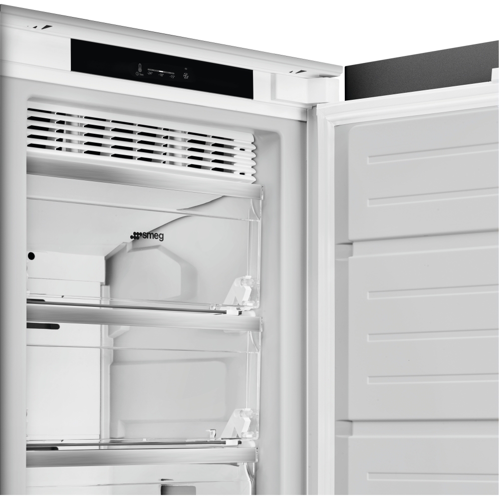 Smeg UKS9F174NE No Frost Built-In Freezer, Sliding Hinge, E Rated