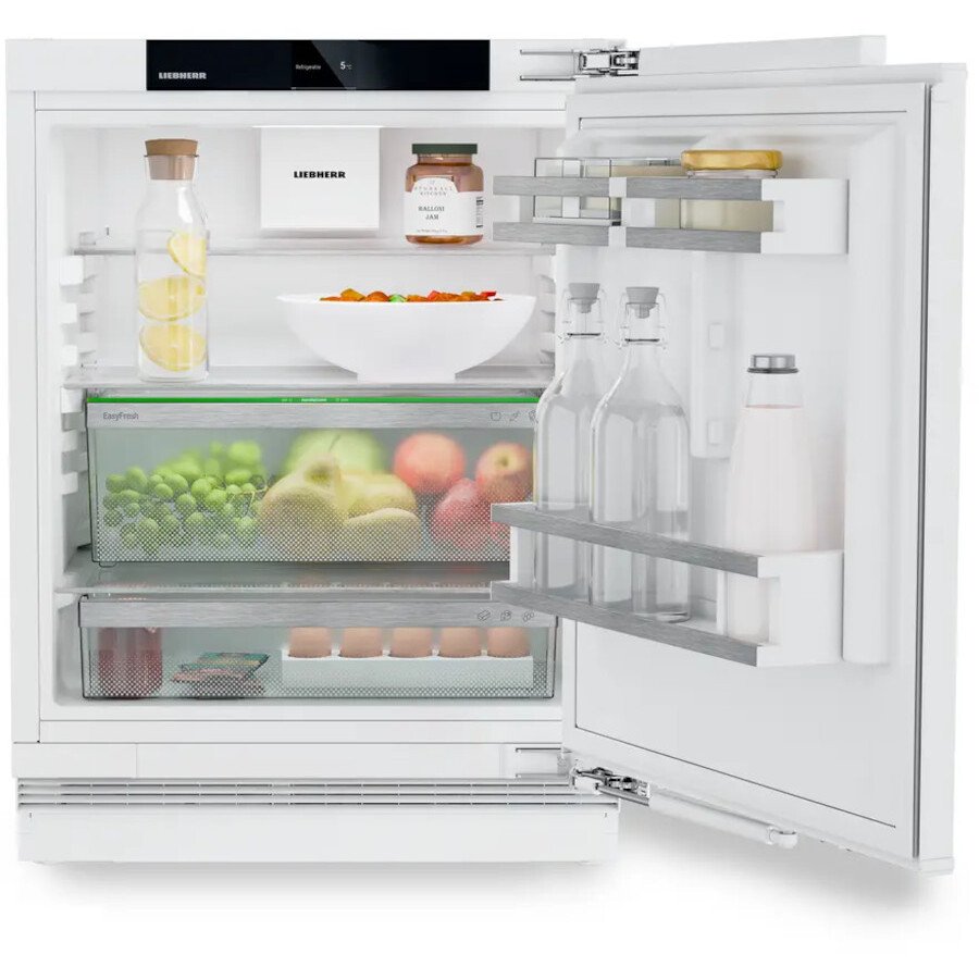 Liebherr URd365i Built-Under Larder Fridge, Fixed Hinge, White, D Rated