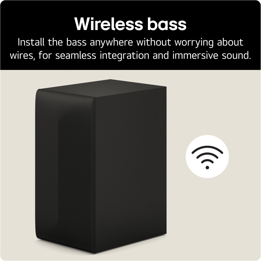 LG US70TY Sound Bar, Black