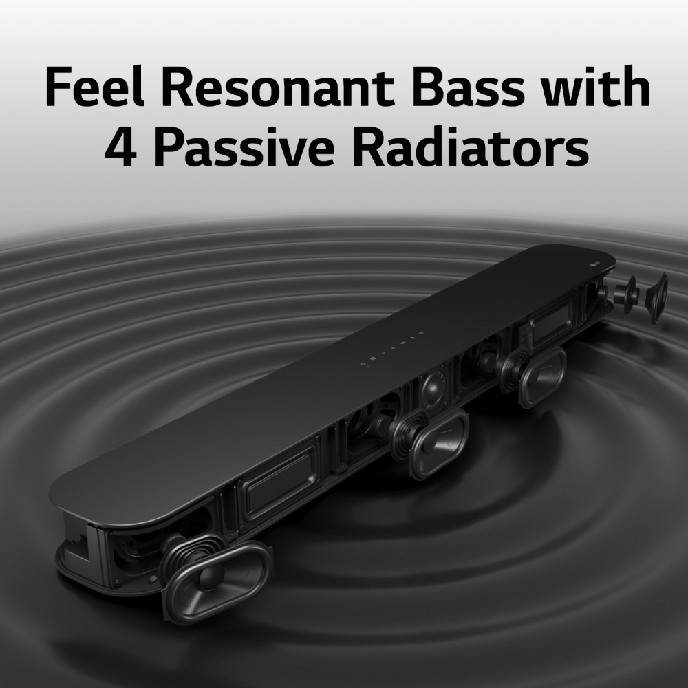 LG USE6S Sound Bar, Black