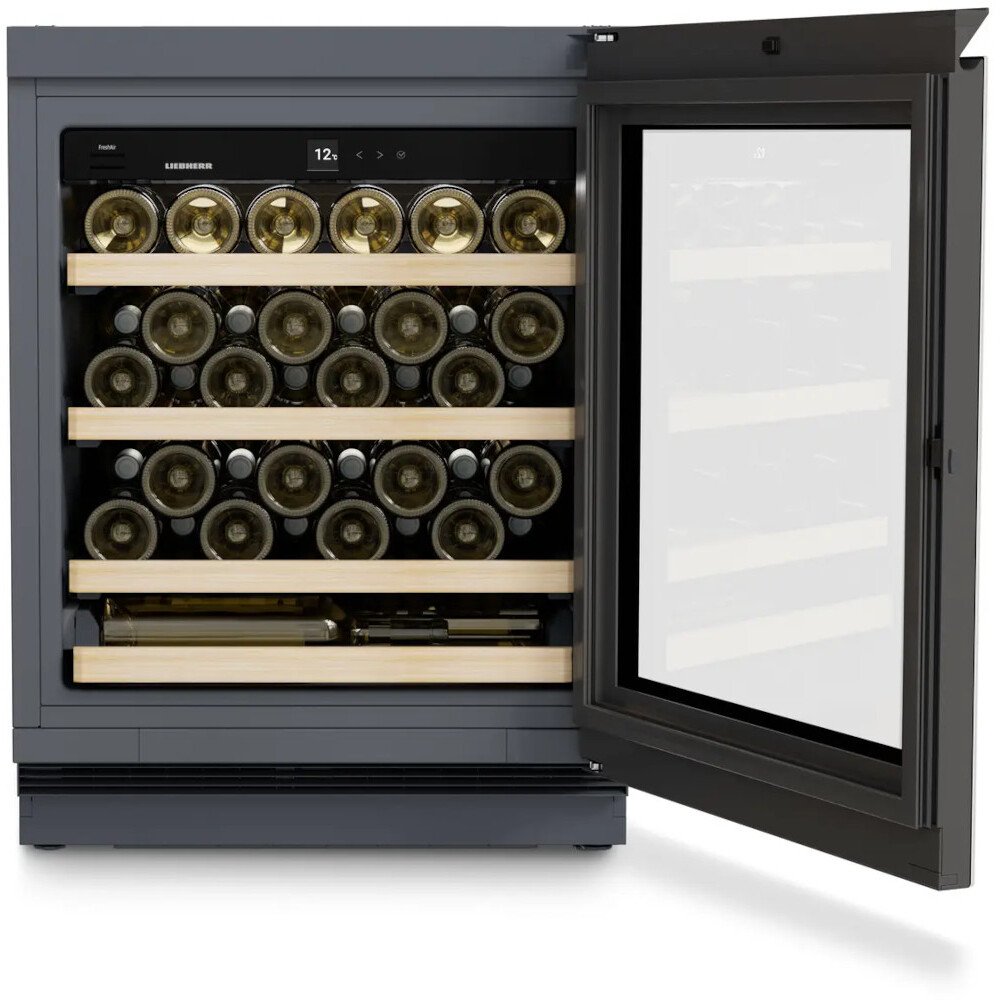 Liebherr UWgb3631 Integrated Wine Cooler, Black, F Rated