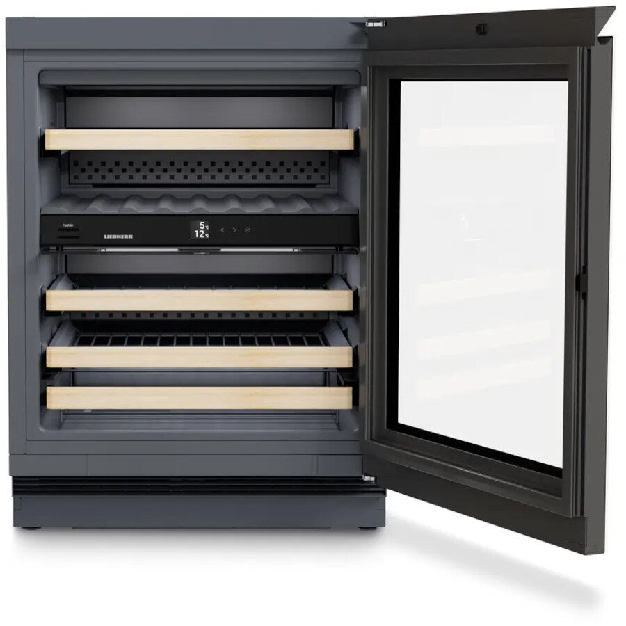 Liebherr UWgb3632 Integrated Wine Cooler, Black, F Rated