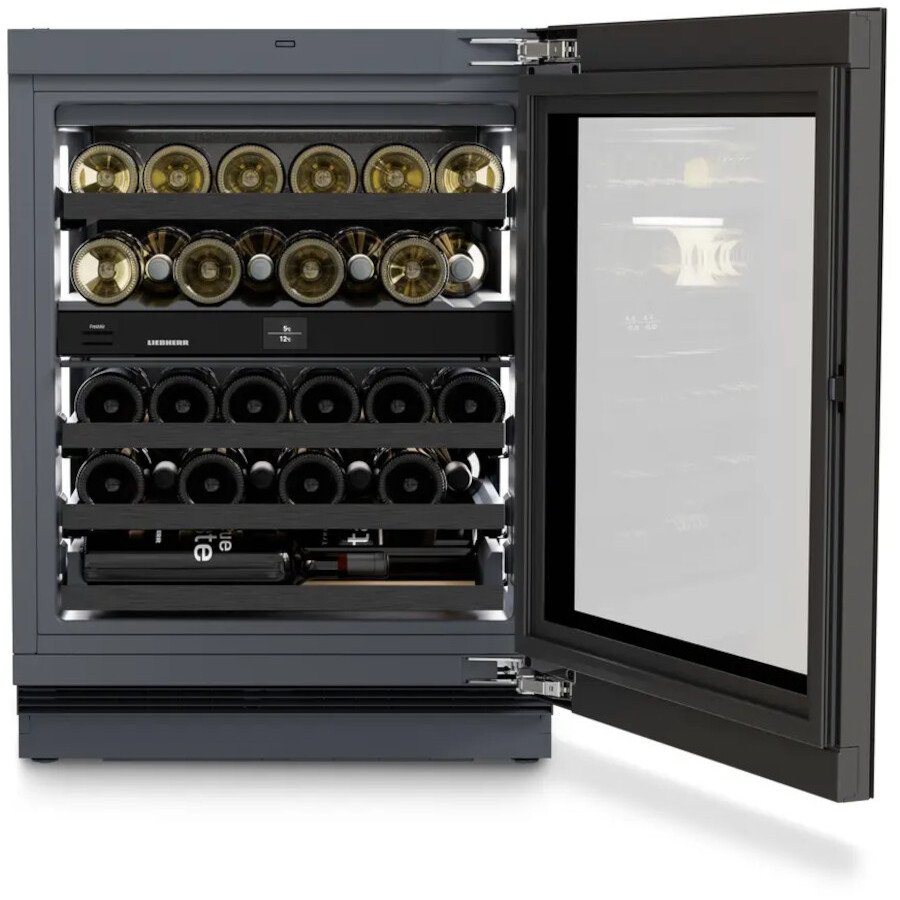 Liebherr UWgbi3682 Integrated Wine Cooler, Black, E Rated