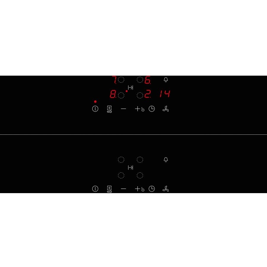 Neff V56NBS1L0 N50 59cm Vented Hob, Black, B Rated