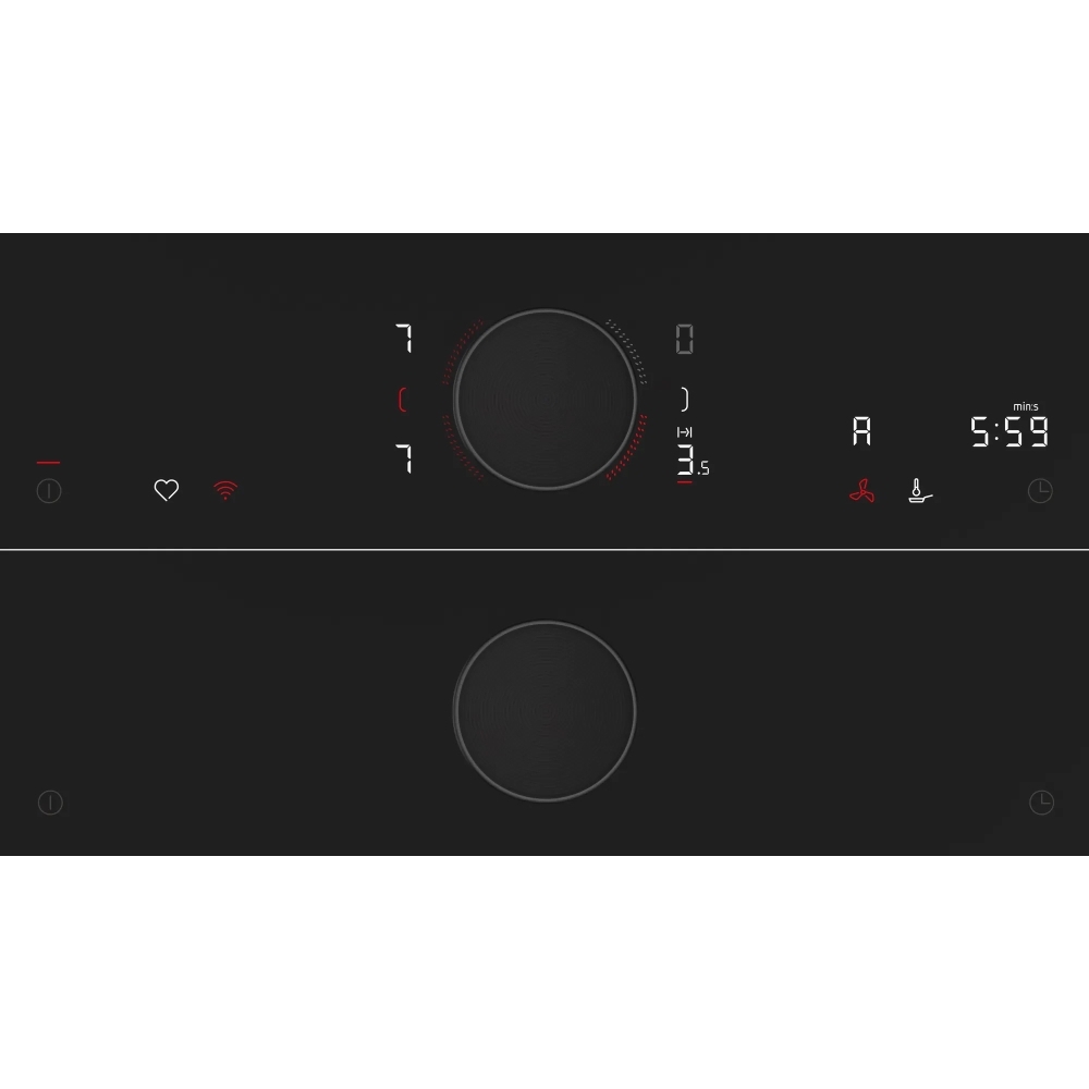 Neff V68AUX4C0 N90 83cm Vented Hob, Black, B Rated