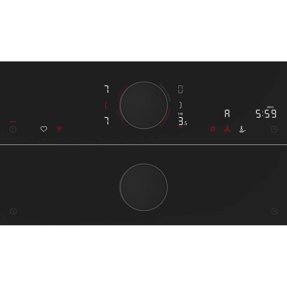 Neff V68FUX4L0 N90 80cm Vented Hob, Black, B Rated