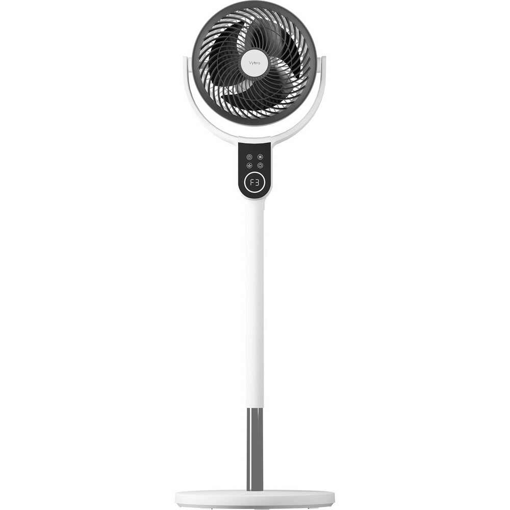 Vybra VS001-OF Oscillator Dual Height Tile & Swing Oscillating Fan, White