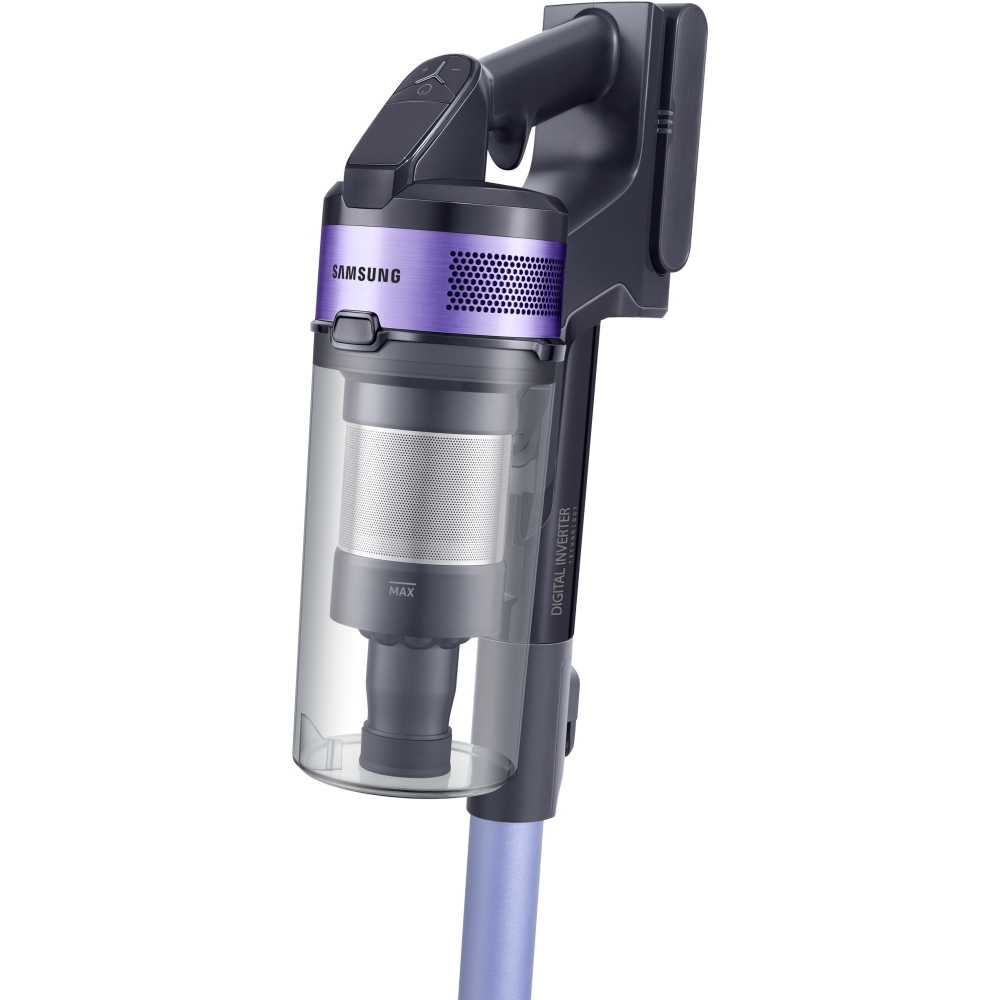 Samsung VS15A6031R4 Jet 60 Turbo Cordless Stick Vacuum Cleaner Max 150W Suction Power with 40 Min Run Time, Purple