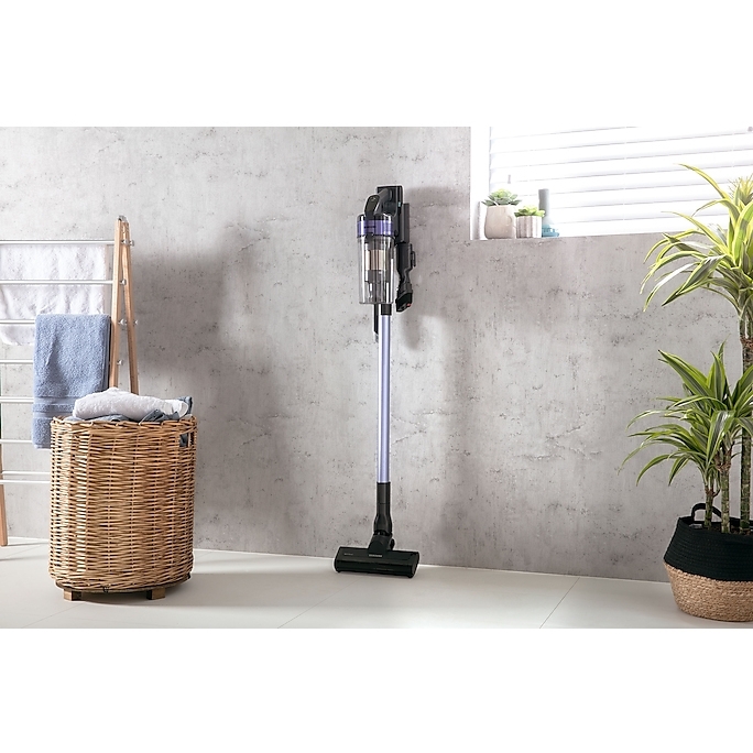 Samsung VS15A6031R4 Jet 60 Turbo Cordless Stick Vacuum Cleaner Max 150W Suction Power with 40 Min Run Time, Purple