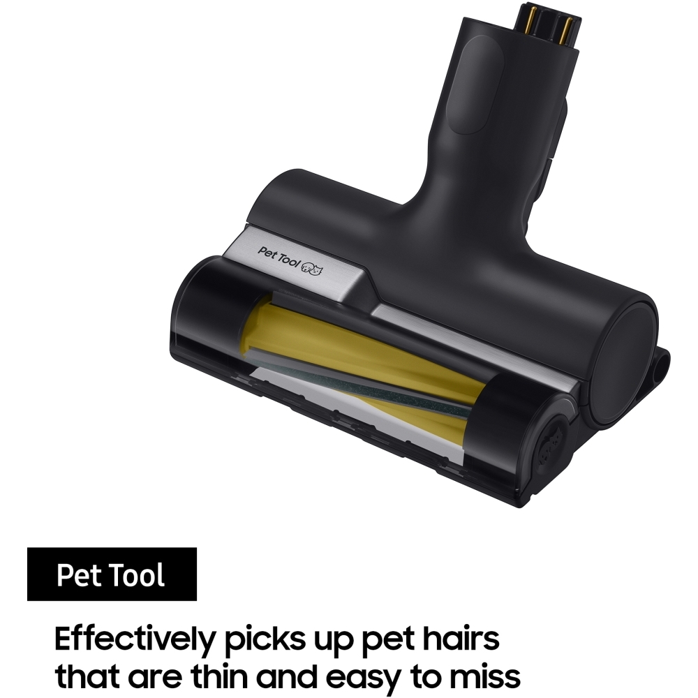 Samsung VS15A60AGR5 Jet 65 Pet Cordless Stick Vacuum Cleaner Max 150W Suction Power with Pet Tool, Silver