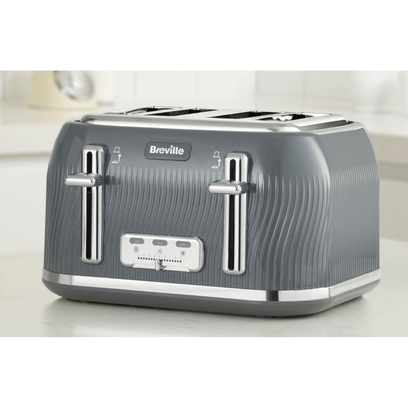 Buy Breville VTT892 Flow Collection 4 Slice Toaster (VTT892) Grey