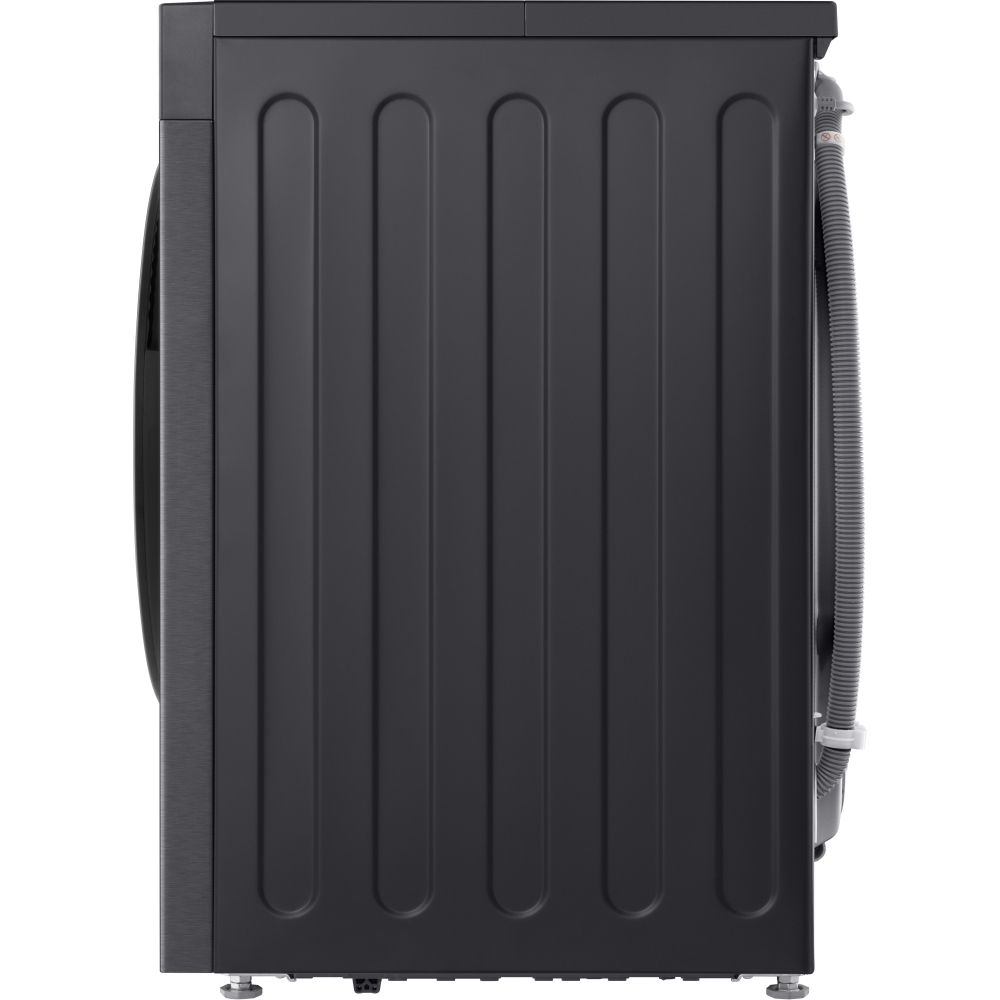 LG W4X5016TBB Series 5 AI Direct Drive&trade; Washer Dryer, 11kg/6kg, 1400 Spin, Black, D Rated