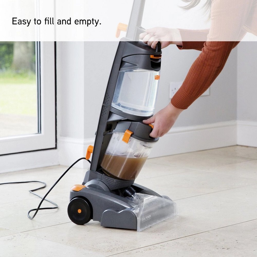 Vax W86DPB Dual Power Carpet Cleaner, Grey