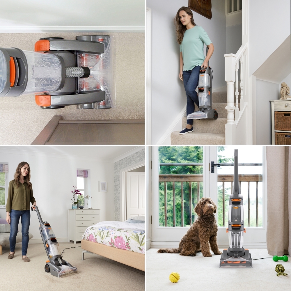 Vax W86DPB Dual Power Carpet Cleaner, Grey