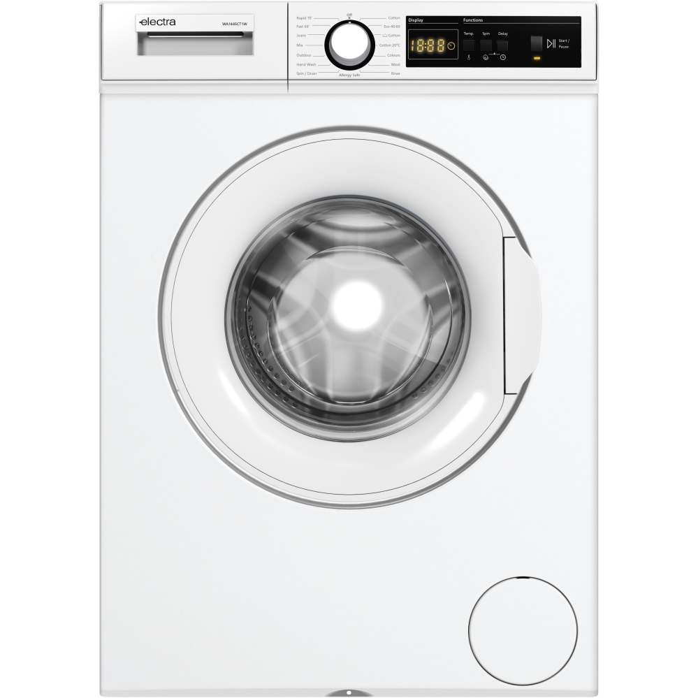 Electra WA1445CT1W Washing Machine, 7kg, 1400 Spin, White, A Rated