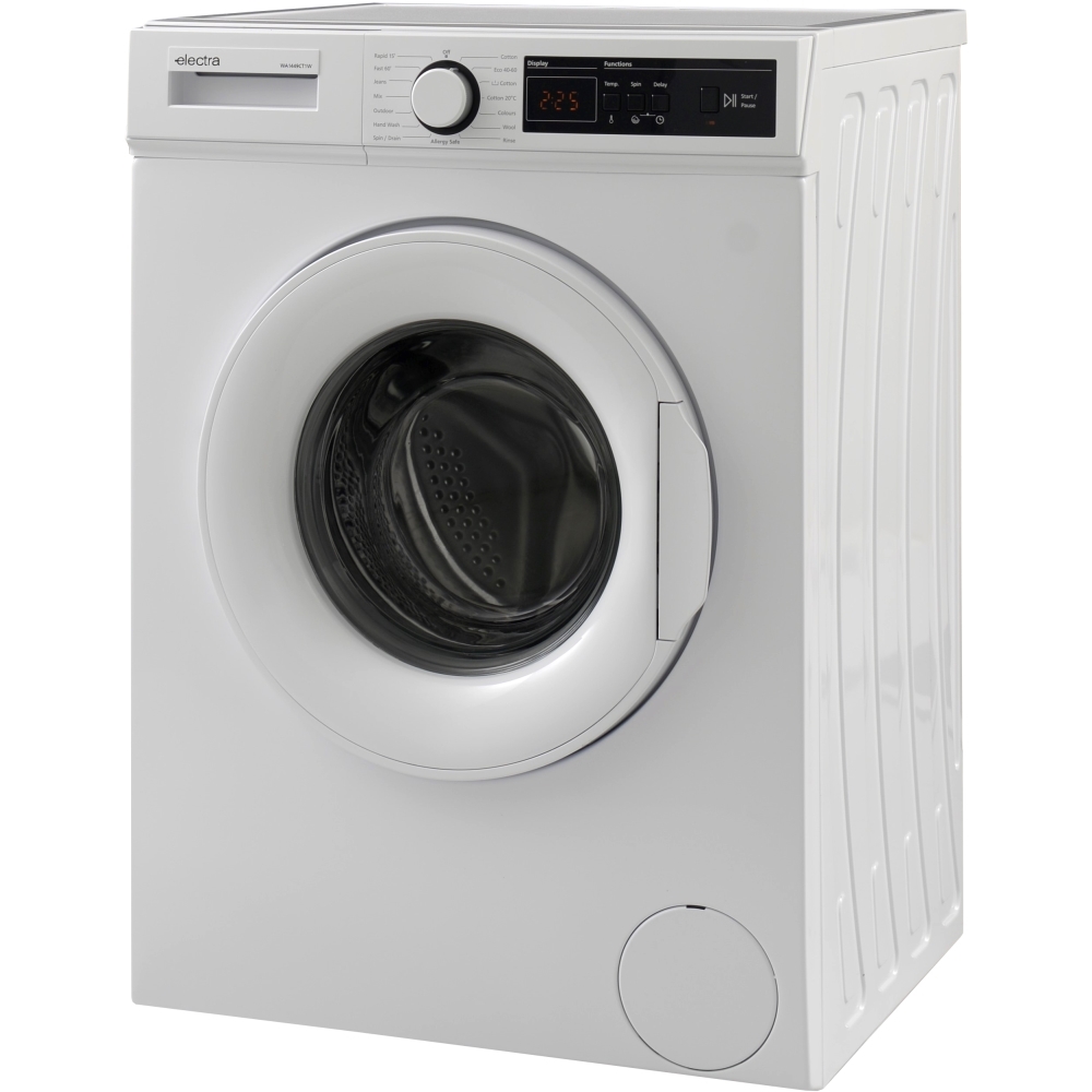 Electra WA1449CT1W Washing Machine, 7kg, 1300 Spin, White, A Rated