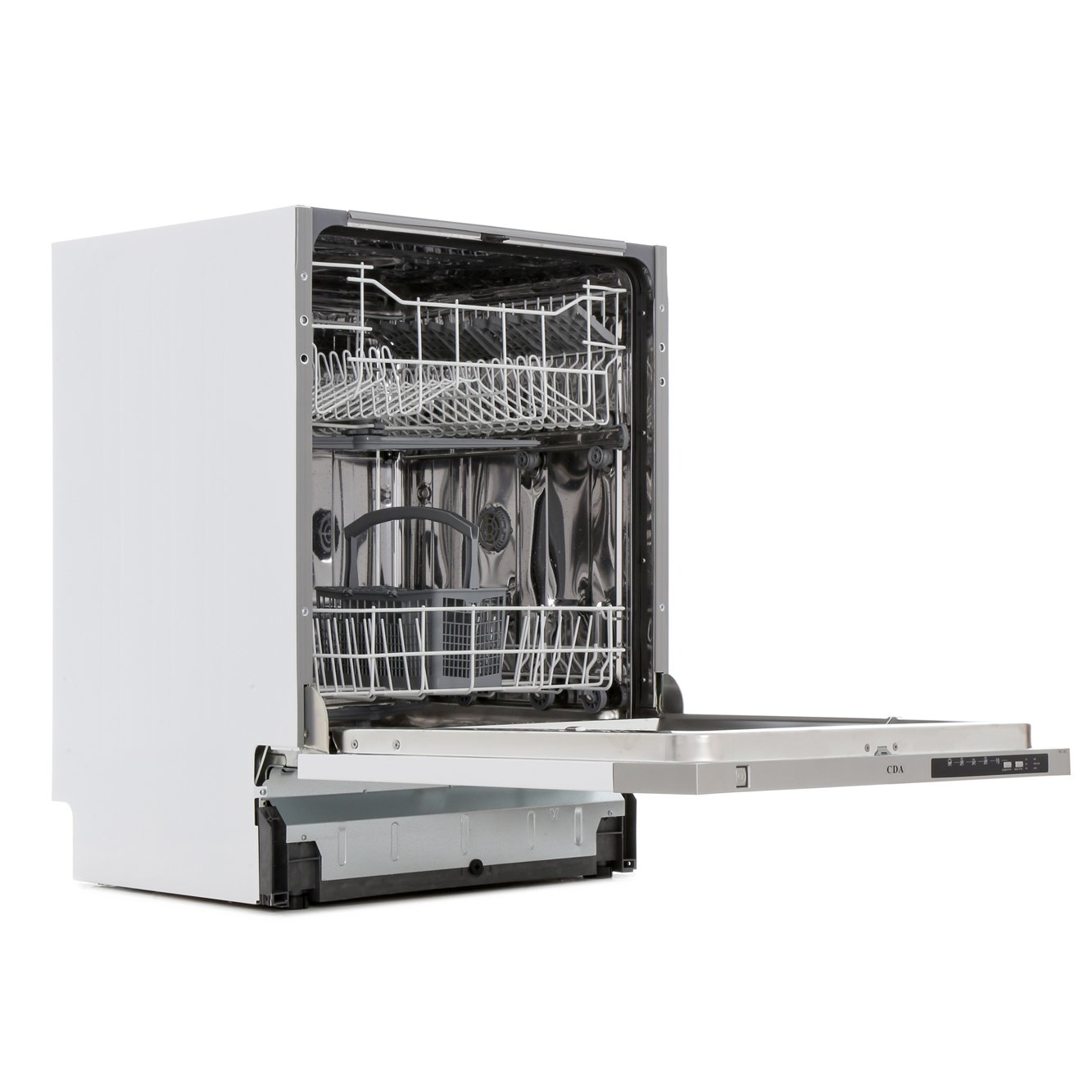 Buy CDA WC142 Built In Fully Integrated Dishwasher Silver Control