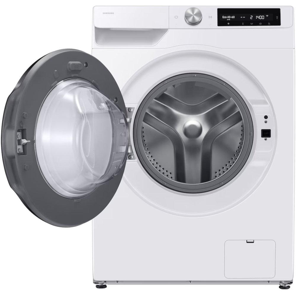 Samsung WD10HG6U34BEU1 Washer Dryer, 10kg/6kg, 1400 Spin, White, D Rated