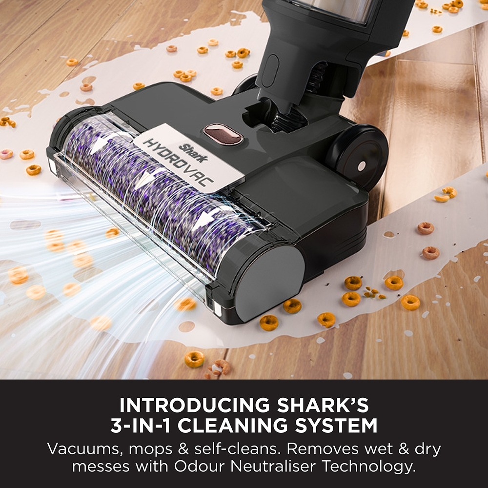 Shark WD210UK HydroVac  Cordless Hard Floor Cleaner, Grey