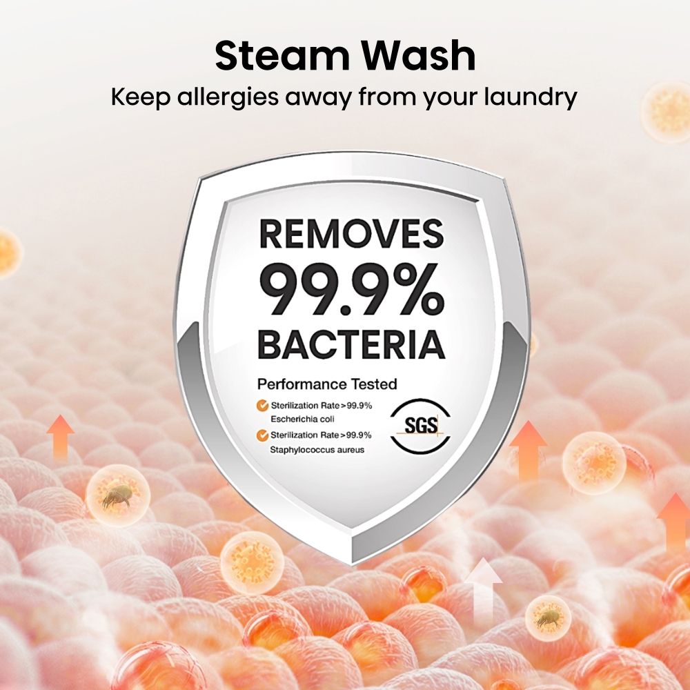 Hisense WD5S1045BB Washer Dryer, 10.5kg/6kg, 1400 Spin, Black, D Rated