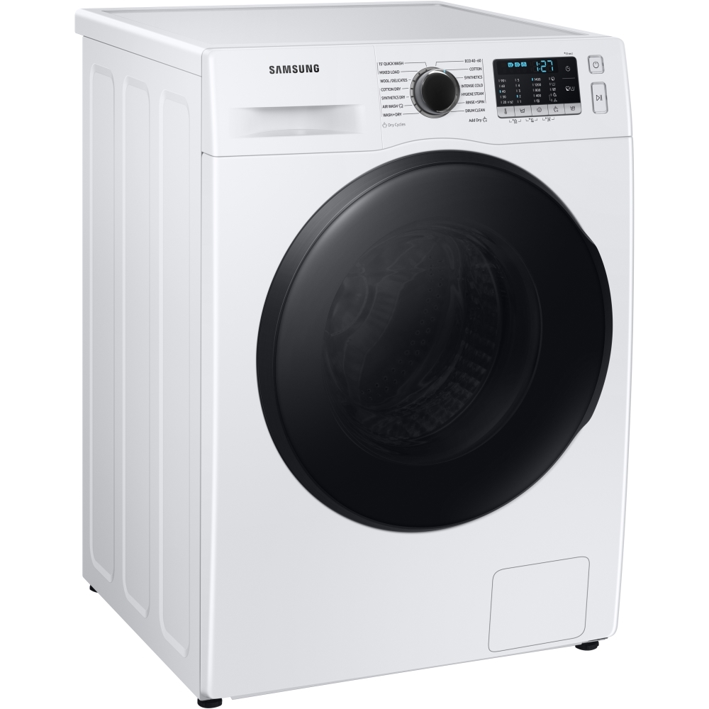 Samsung WD80TA046BE/EU Series 5 ecobubble&trade; Washer Dryer, 8kg/5kg, 1400 Spin, White, E Rated